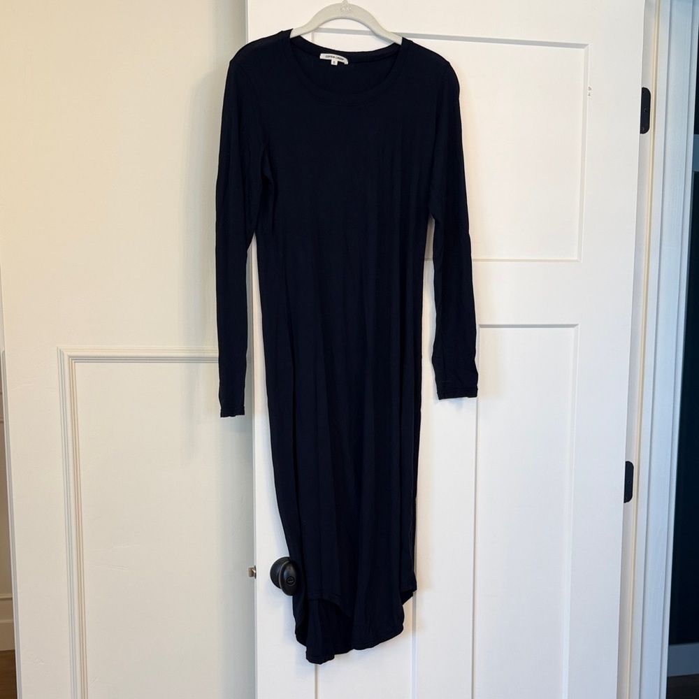 Cotton Citizen Verona Navy Maxi Dress Size Small